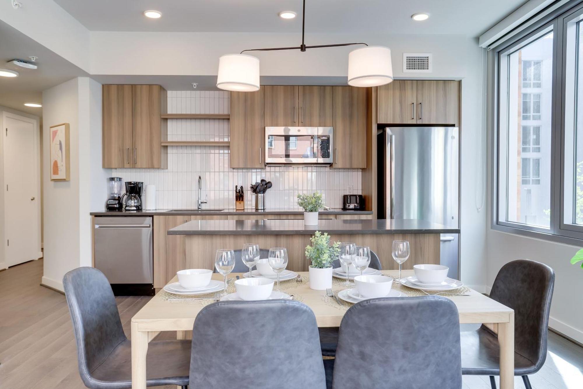 Stylish Condo At Clarendon With Rooftop Views Arlington Eksteriør billede